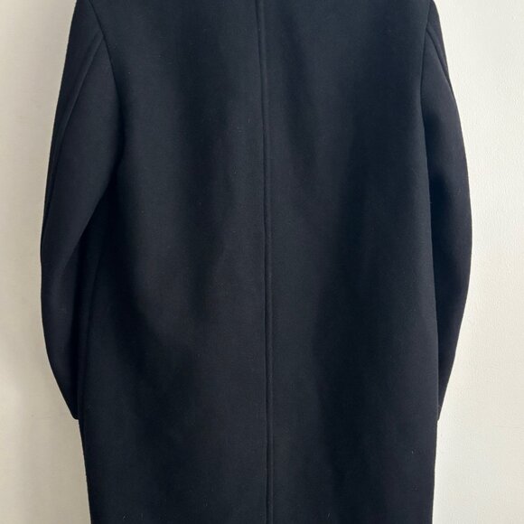 $4900 Jil Sander Black Wool Cashmere Overcoat Ulster Collar - 48/ Medium - Picture 8 of 16